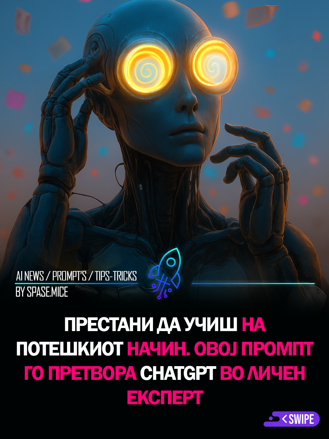 ПРЕСТАНИ ДА УЧИШ НА ПОТЕШКИОТ НАЧИН. ОВОЈ ПРОМПТ ГО ПРЕТВОРА CHATGPT ВО ЛИЧЕН ЕКСПЕРТ